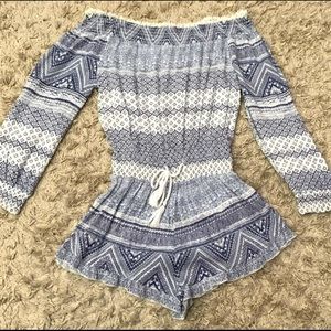 Ripcurl off the shoulder romper